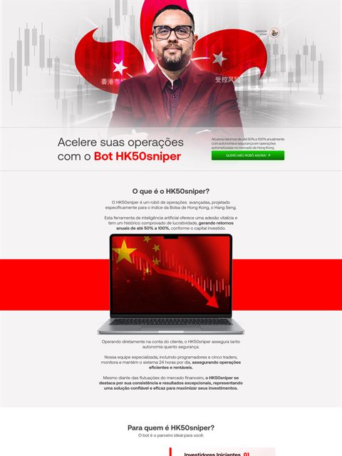 Finance / trading landing page template